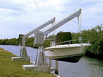 “Problems can arise from an incomplete freshwater wash down,” says Byrd. . Electric boat davit